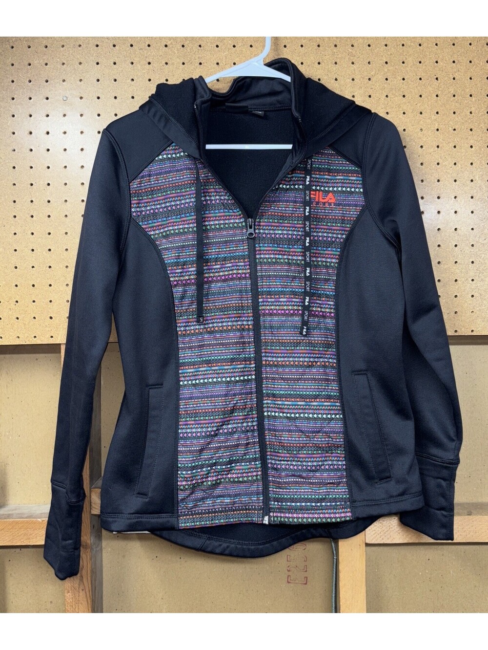FILA SPORT Biella Performance Fleece Jacket Full Zip Light Womens SMALL